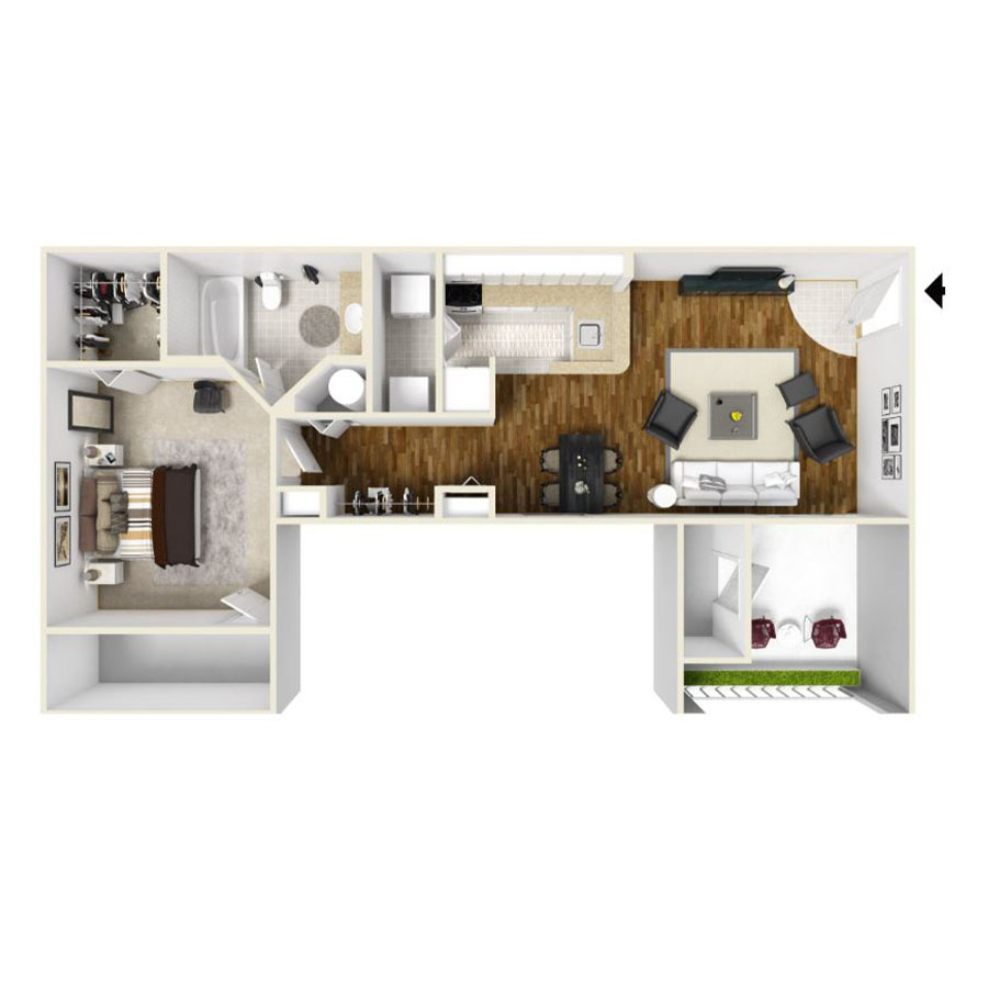 Ellington with Storage floor plan