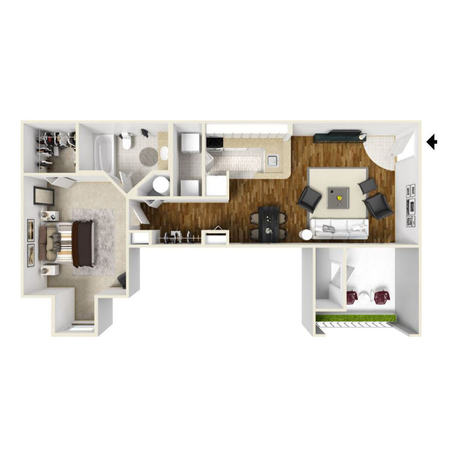 Ellington Dormer floor plan