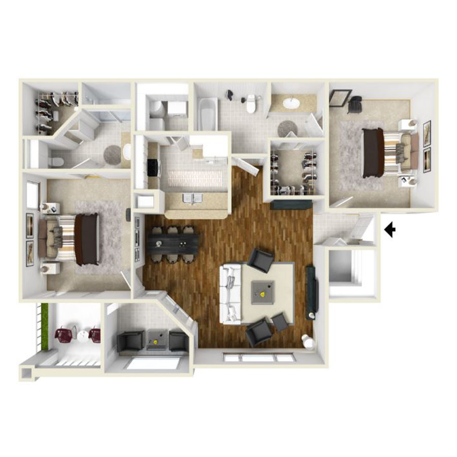 Huntington floor plan