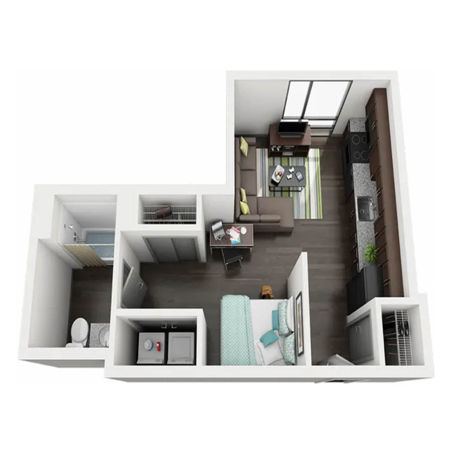 Studio floor plan