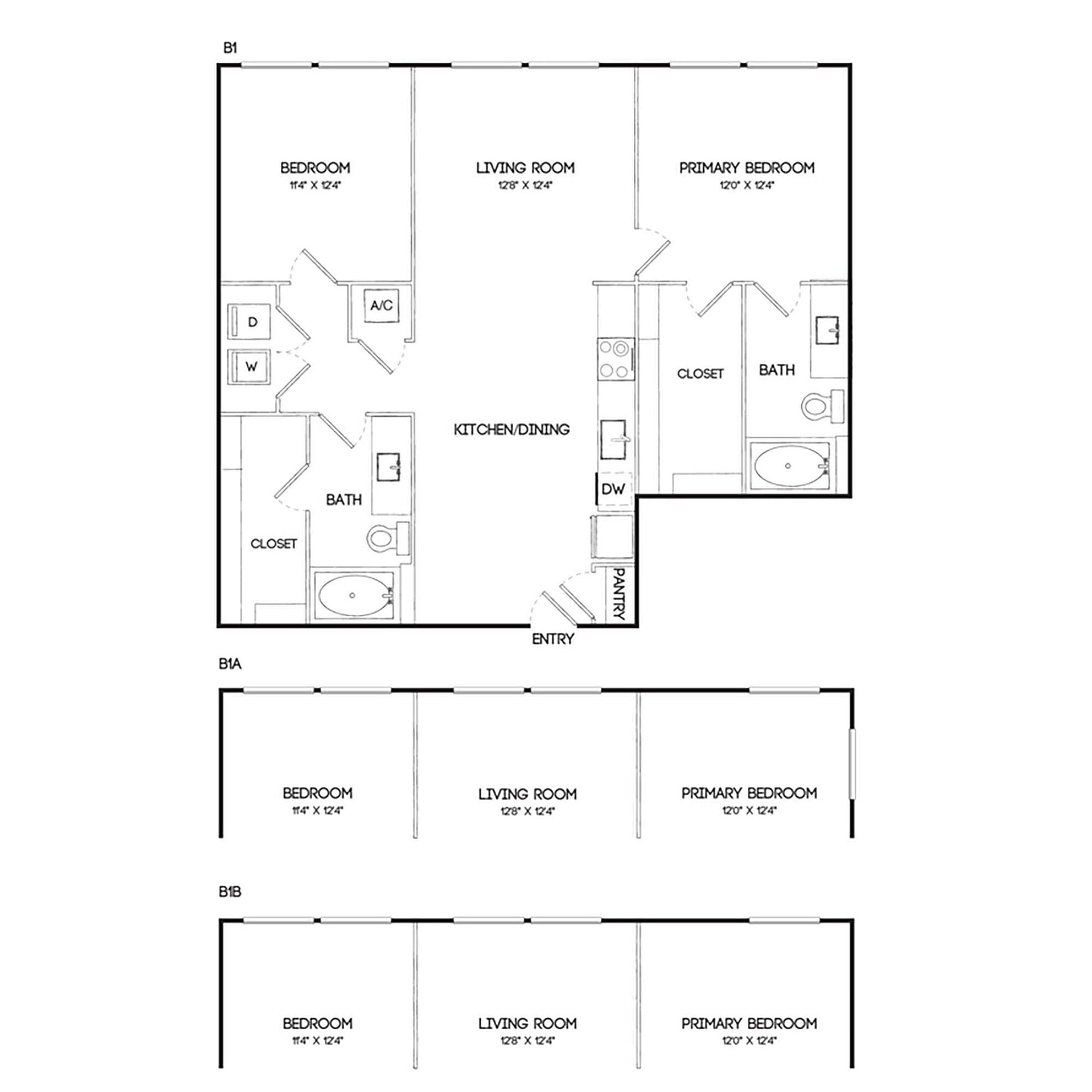 B1A floor plan