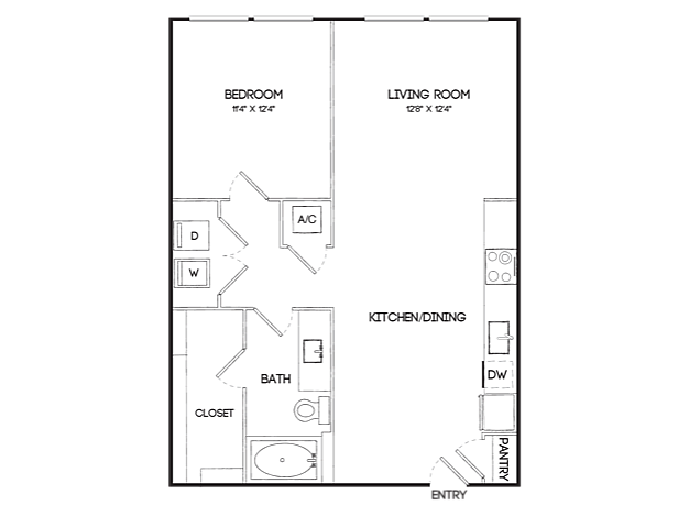 A1 floor plan