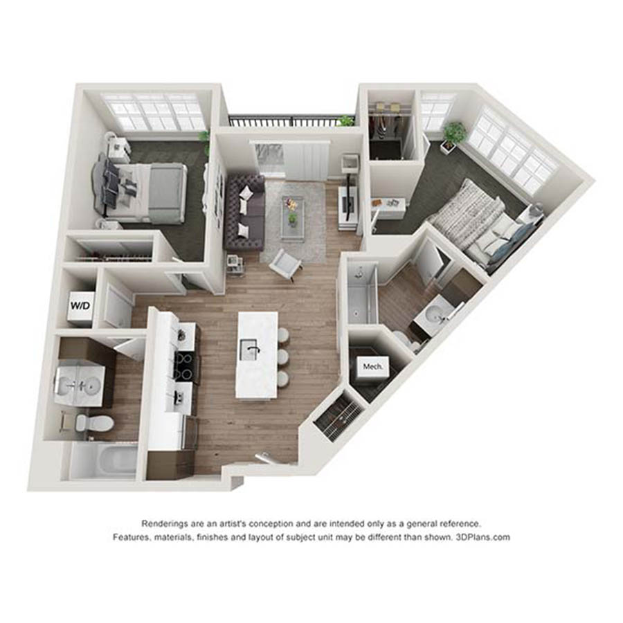 b3 floor plan