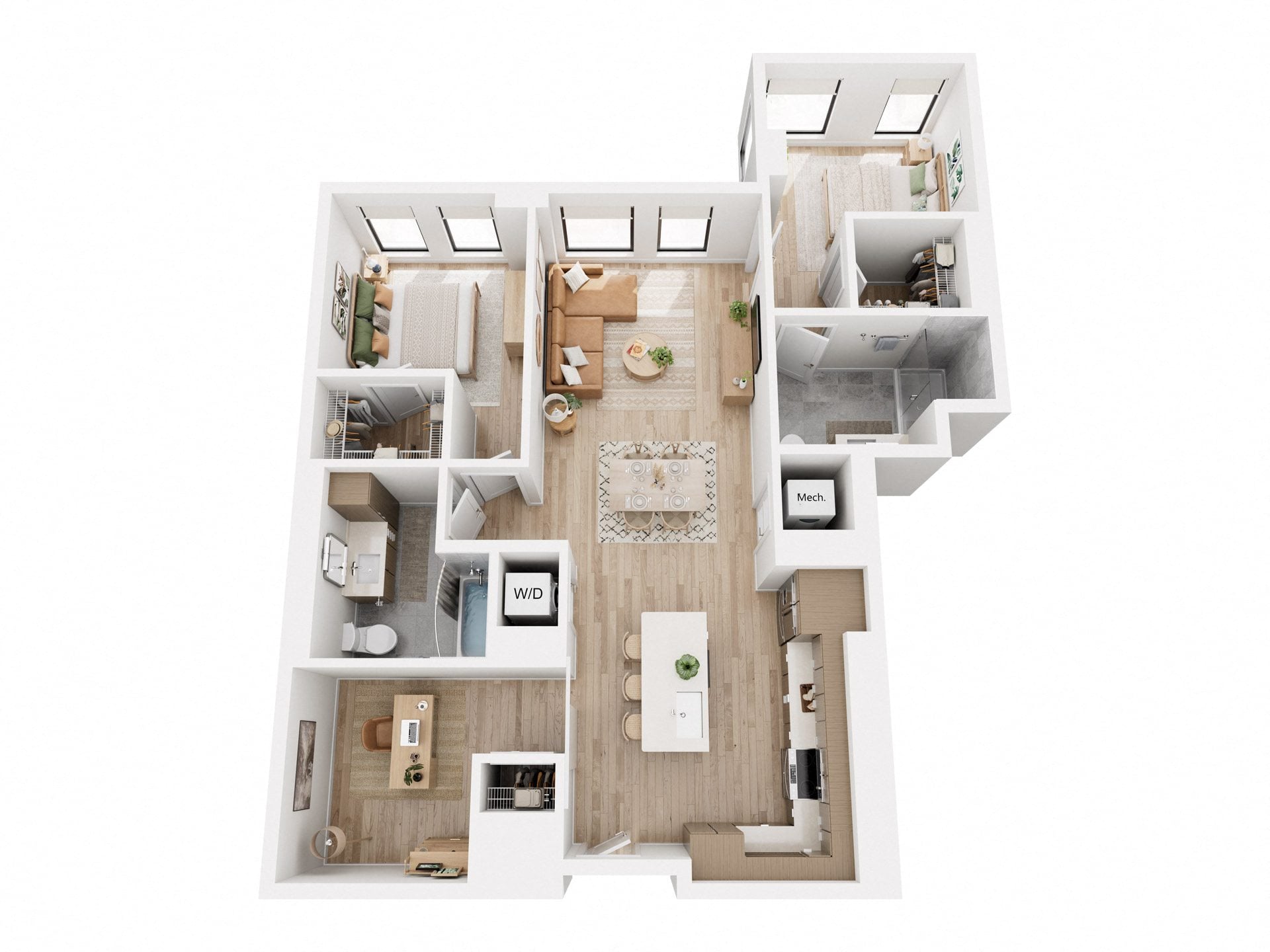 B1 + Study floor plan