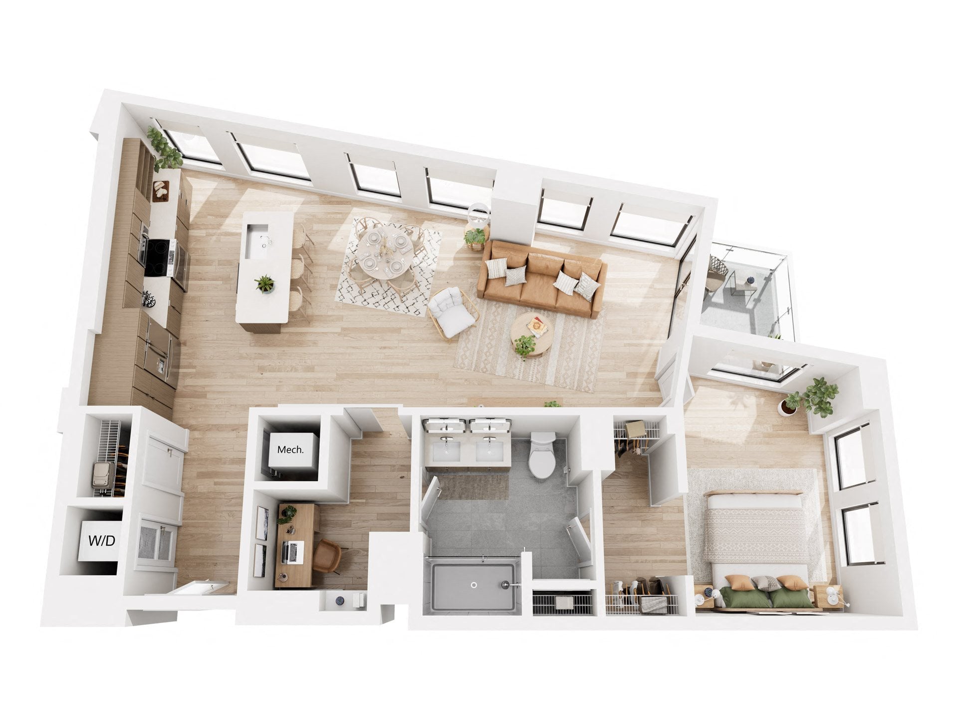 A12 + Study floor plan