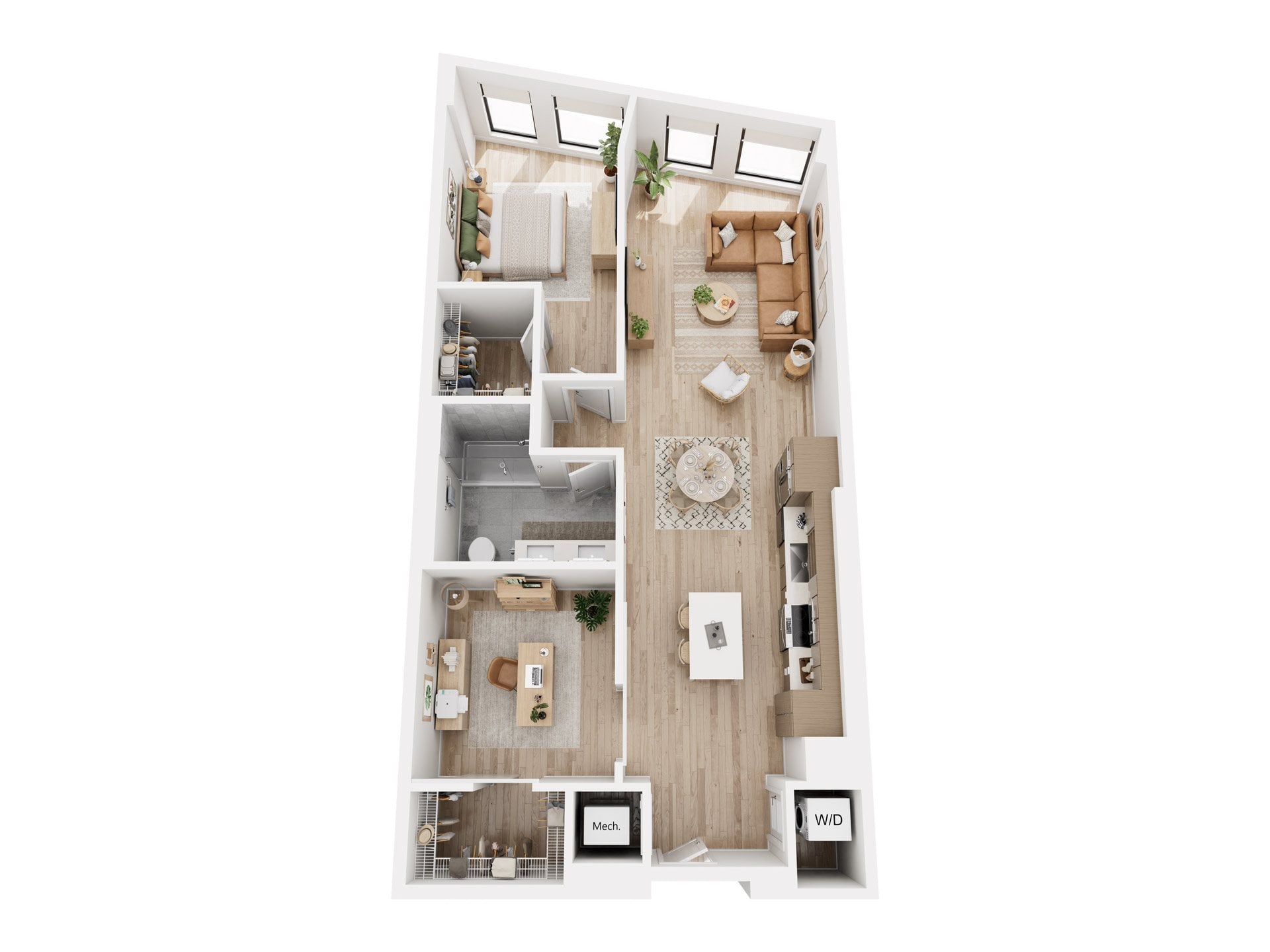 A14 + Study floor plan