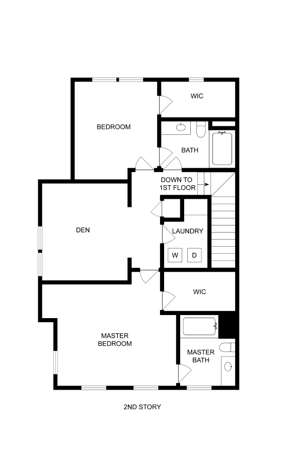 Townhome floor plan