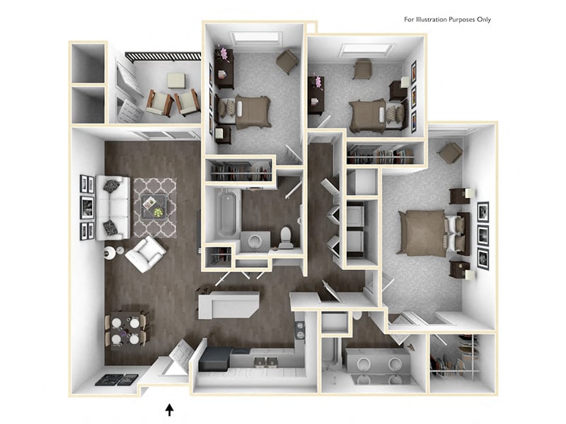3x2 floor plan