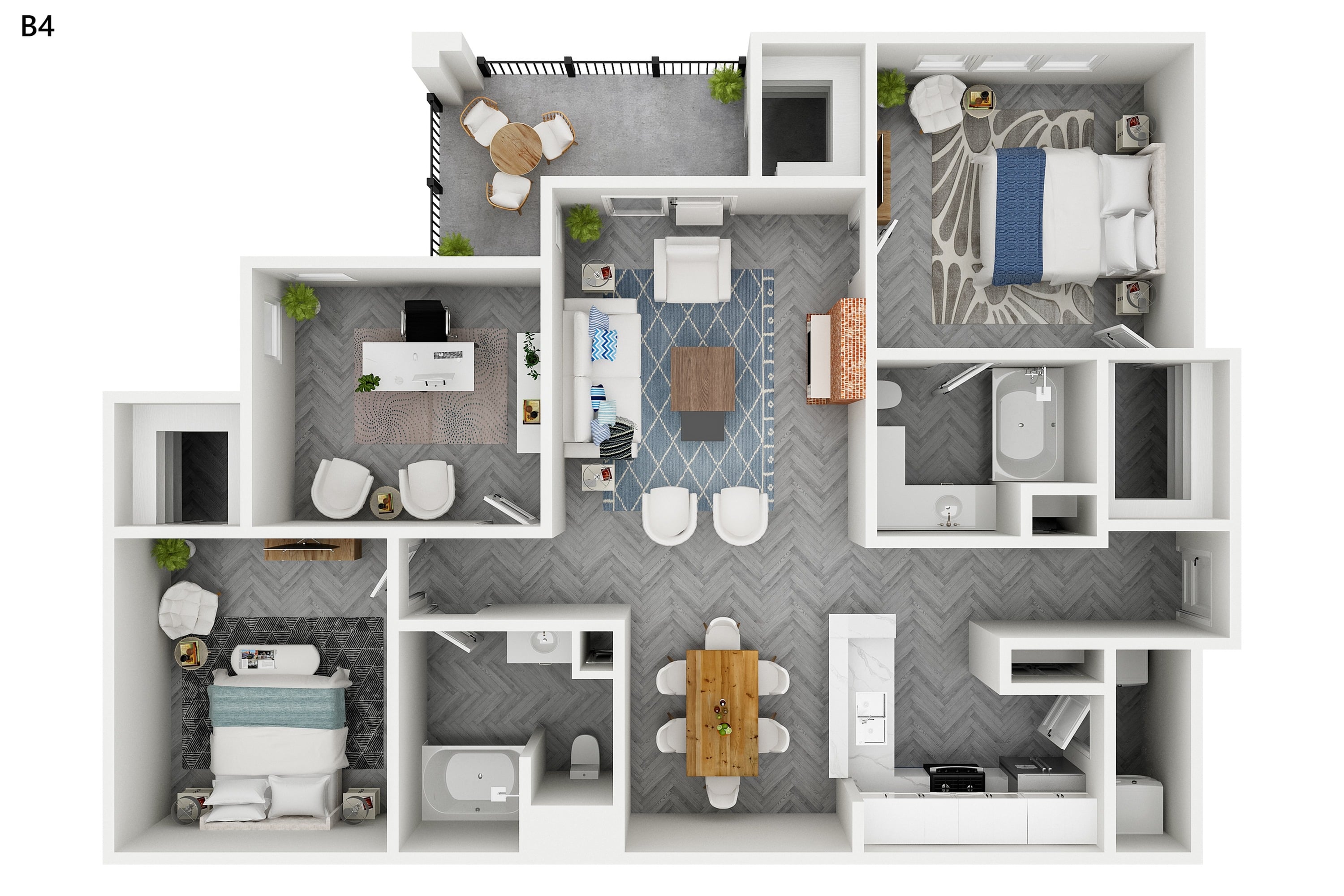 B4R floor plan