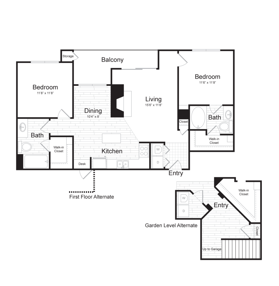 Renovated B3B floor plan