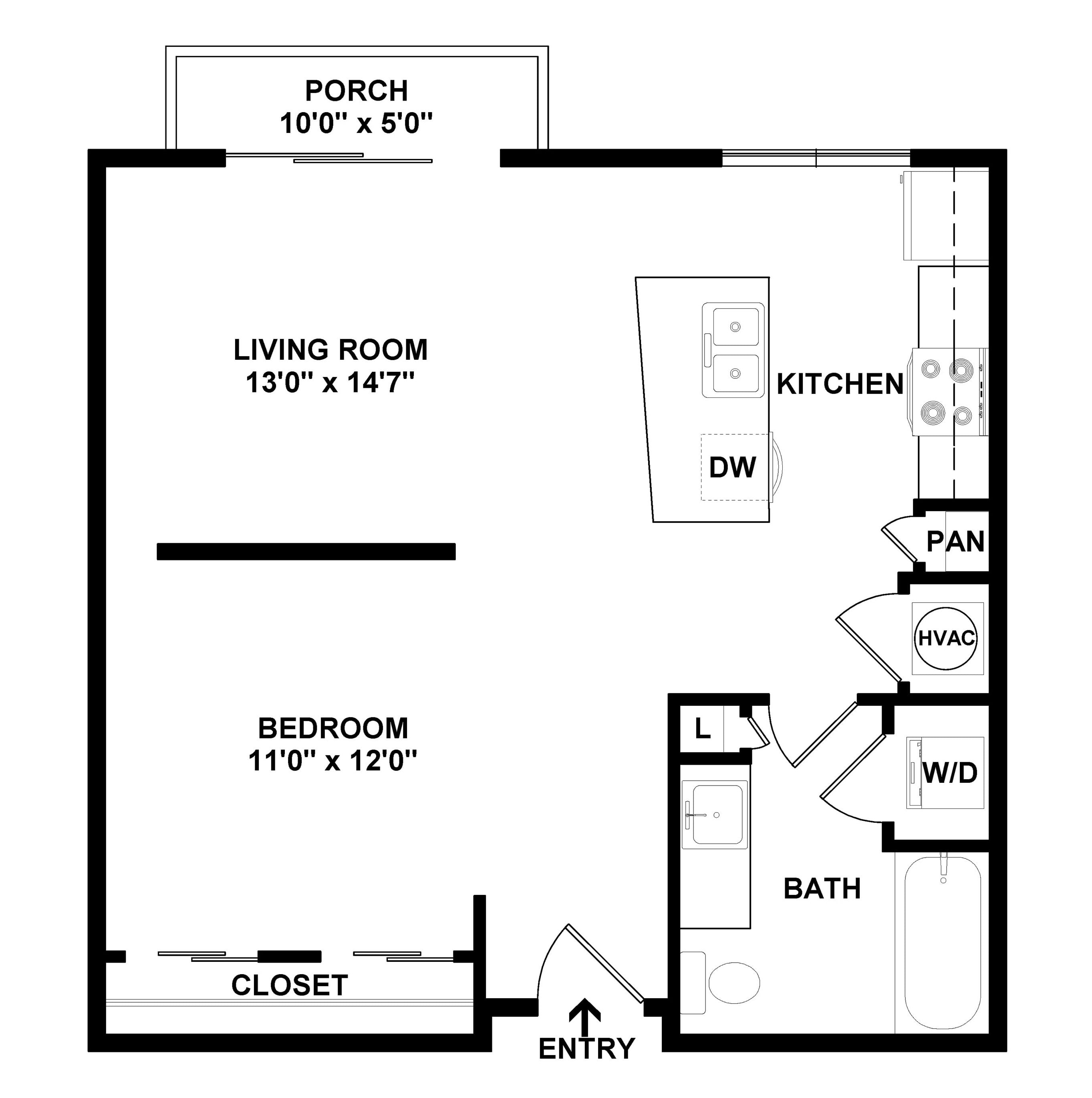 Studio-S1 floor plan