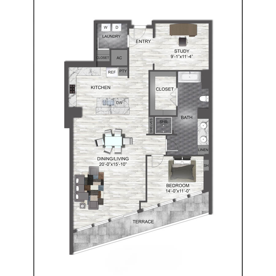 A6 floor plan