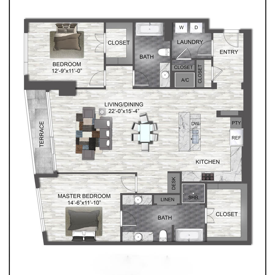 B4 floor plan