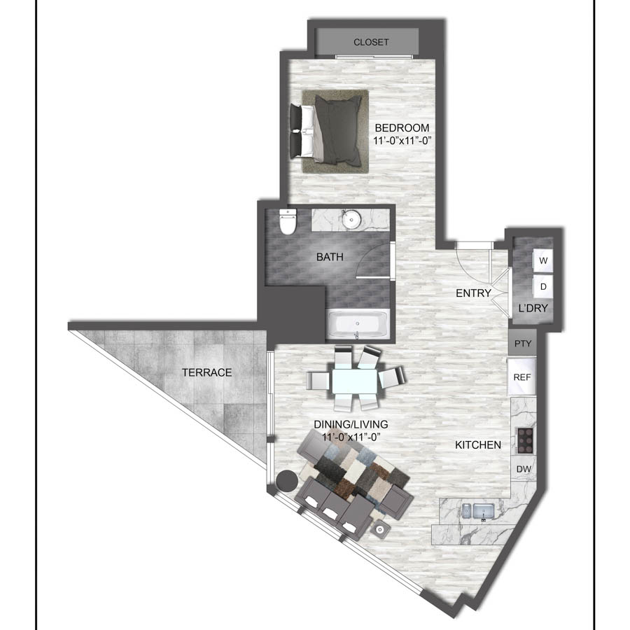 A1 floor plan