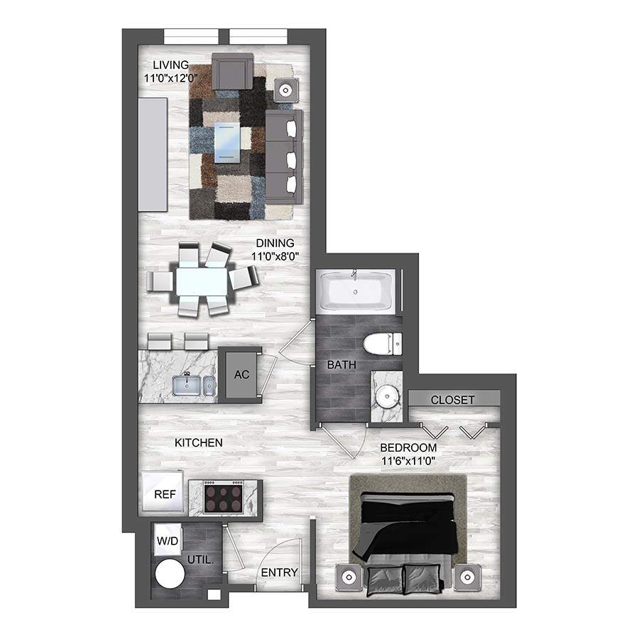 A2 floor plan