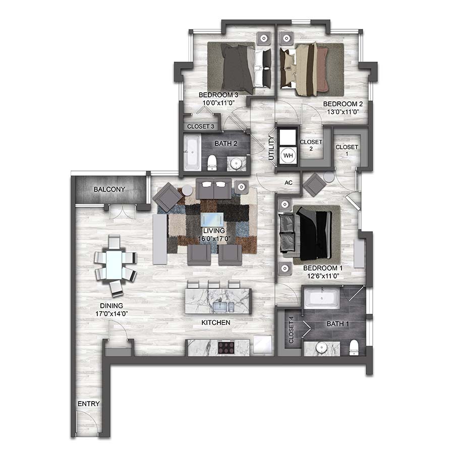 C1 floor plan