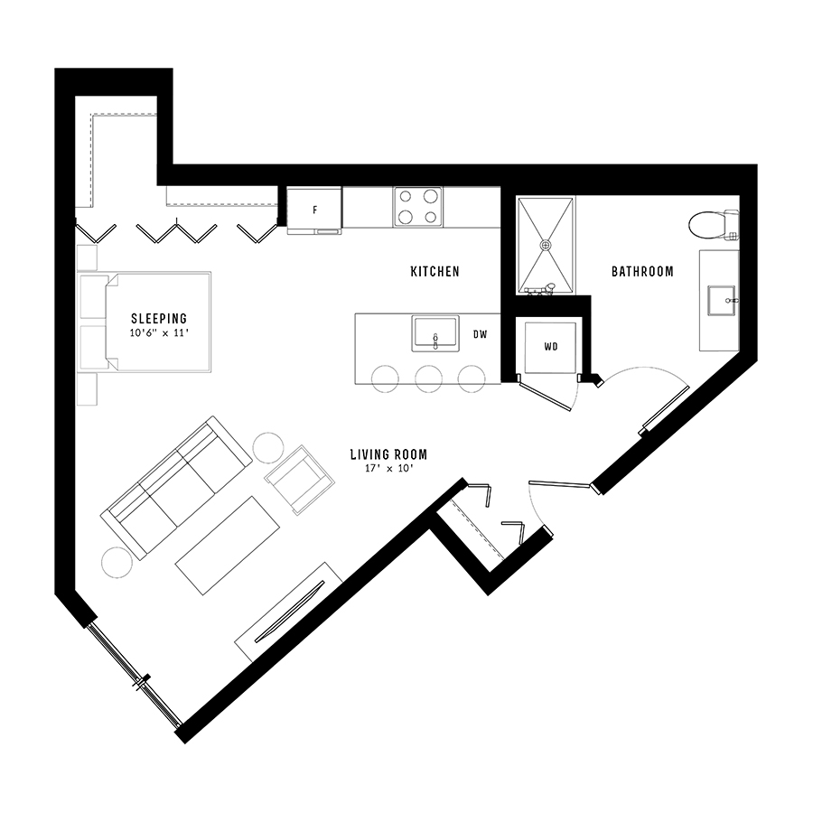 Unit 612 floor plan