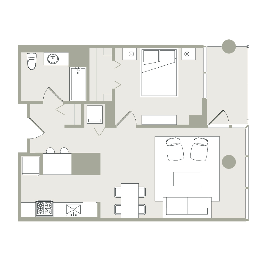 Unit 802 floor plan