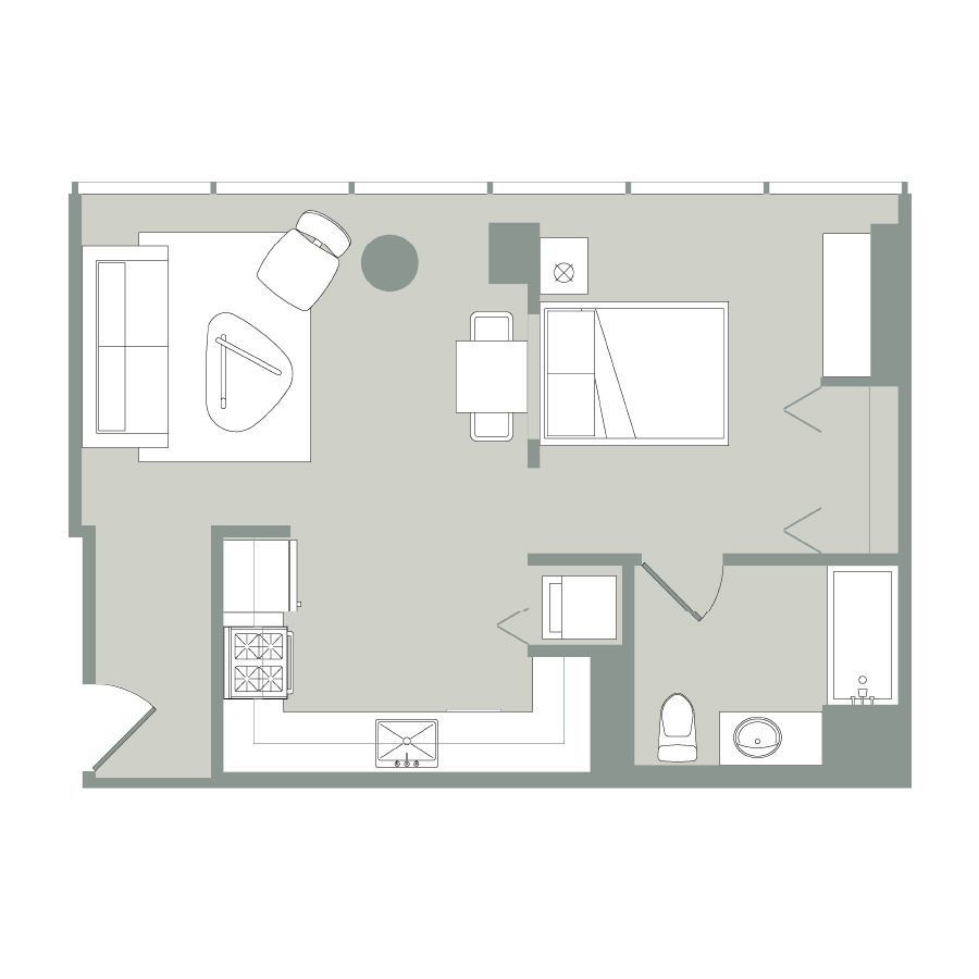 Unit 709 floor plan