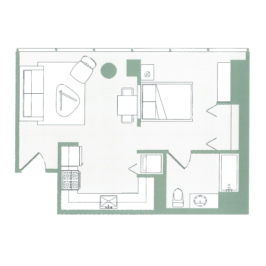 Unit 1108 floor plan