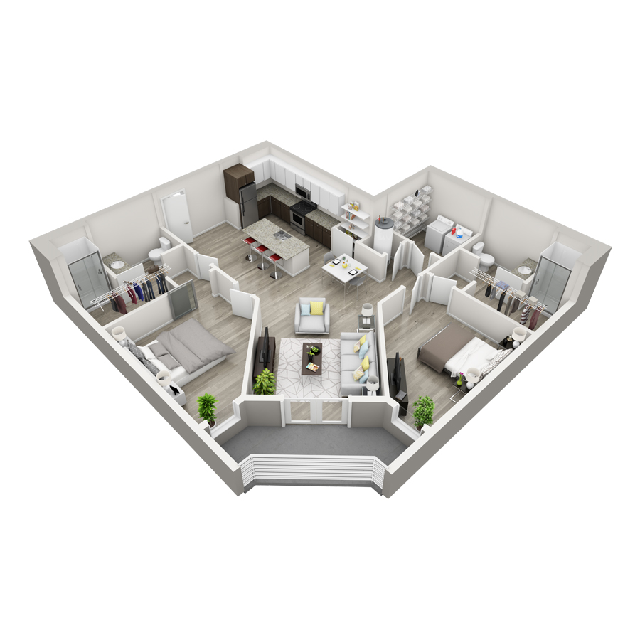 B2 floor plan
