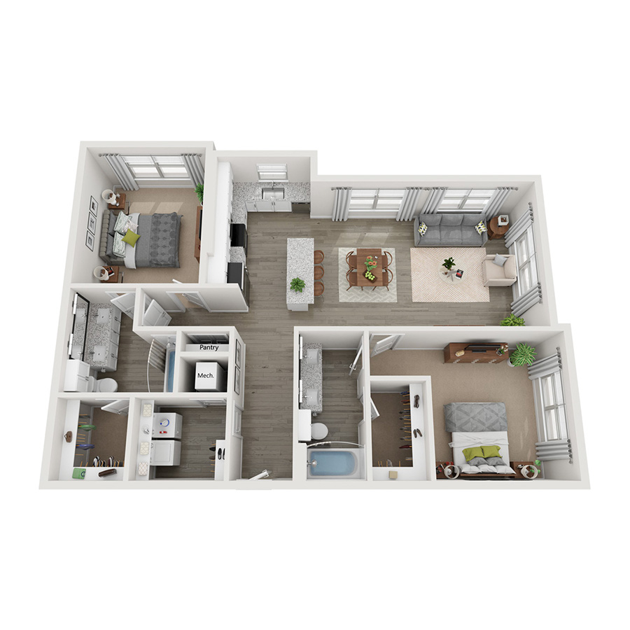 B2 floor plan