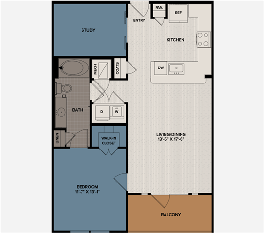 A6 floor plan
