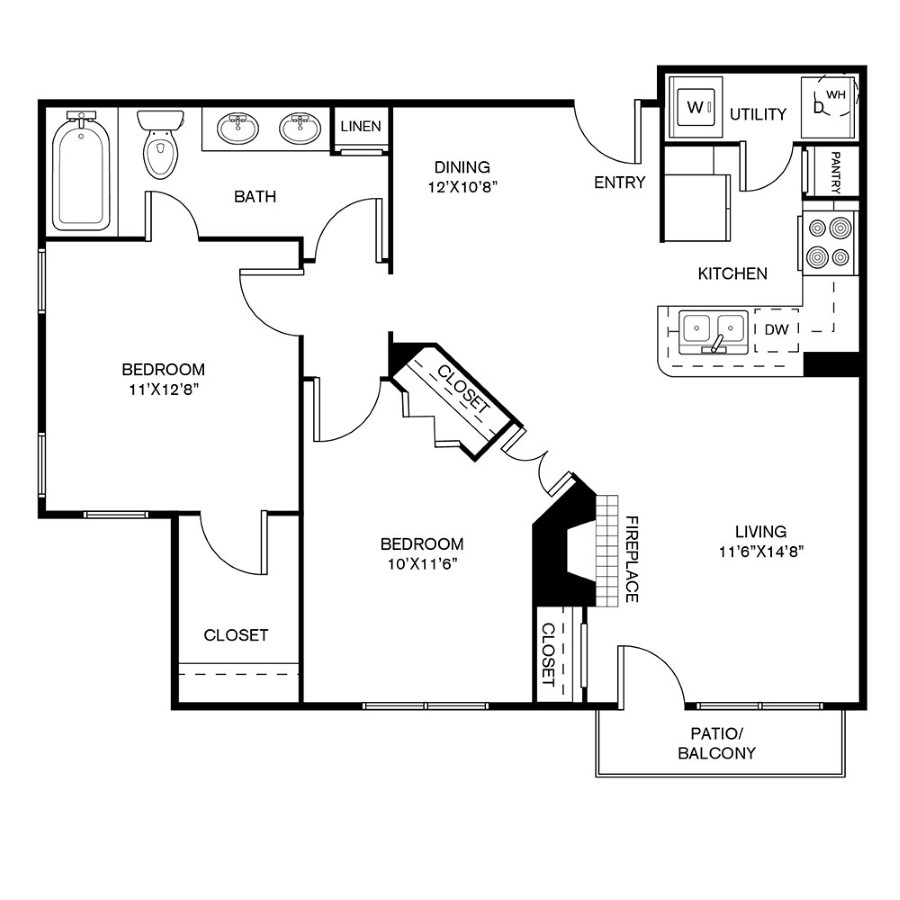 B1 Renovated floor plan