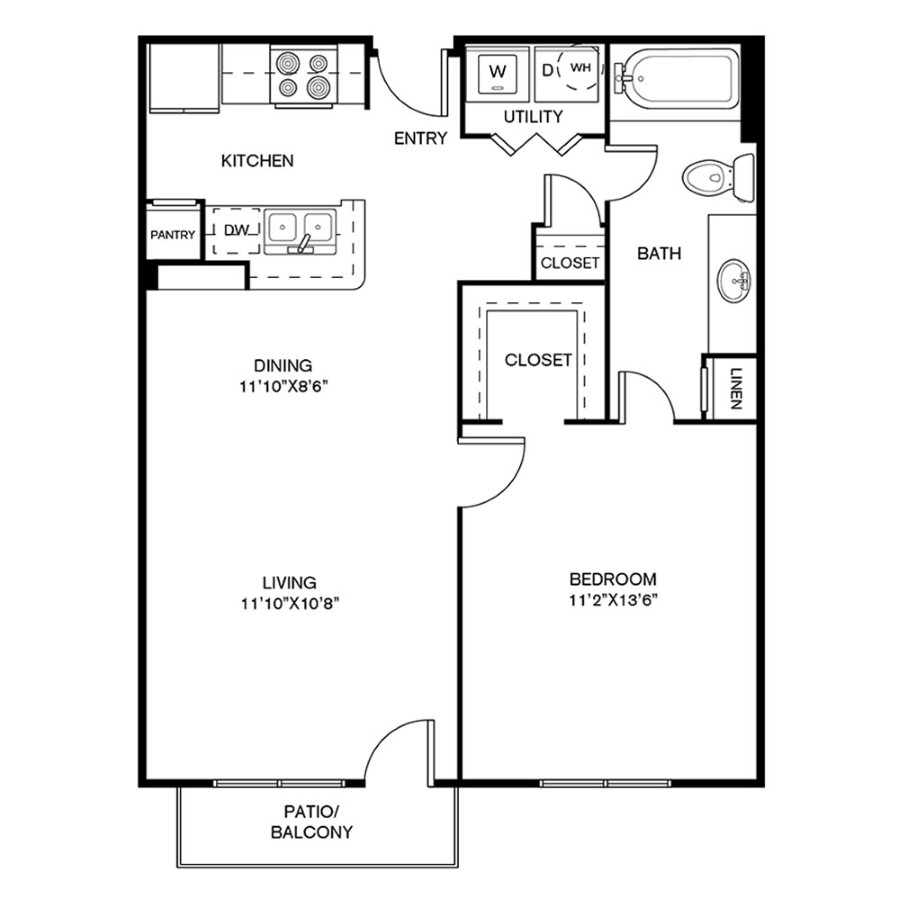 A1 Renovated floor plan