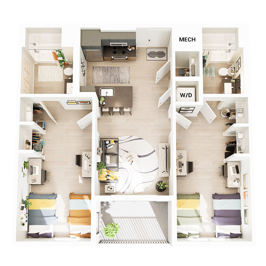 B6 floor plan