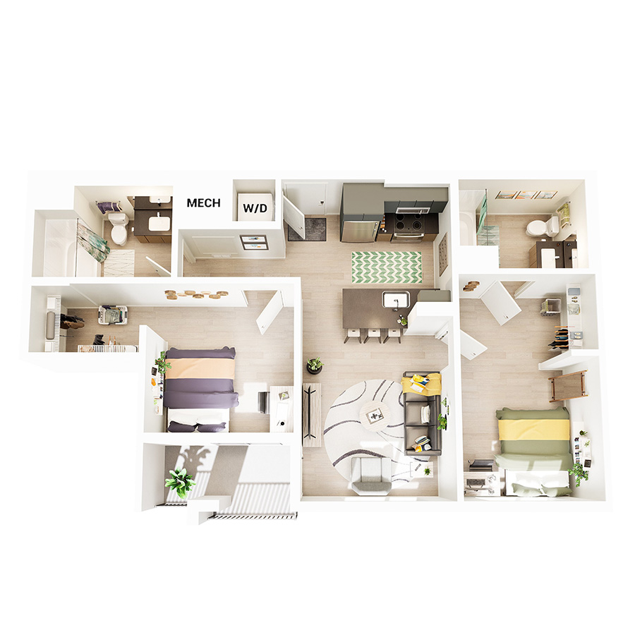 B2 floor plan