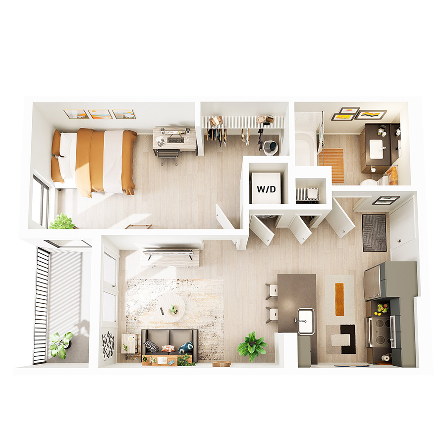 A6 floor plan