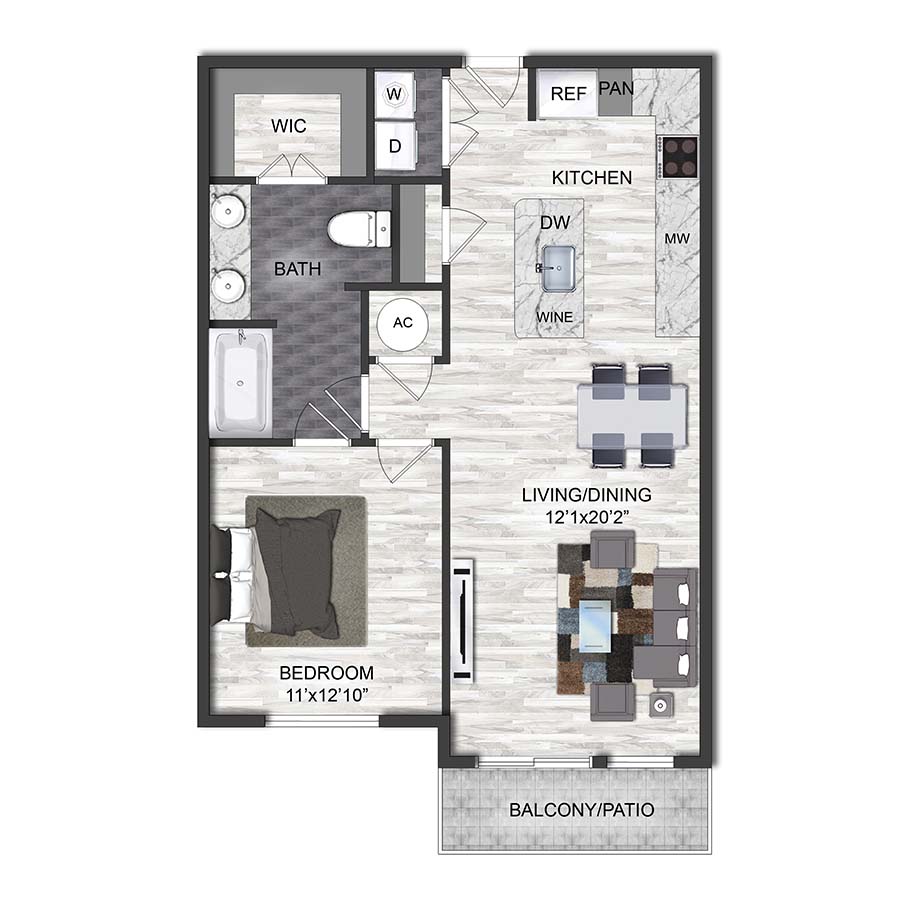 A6 floor plan