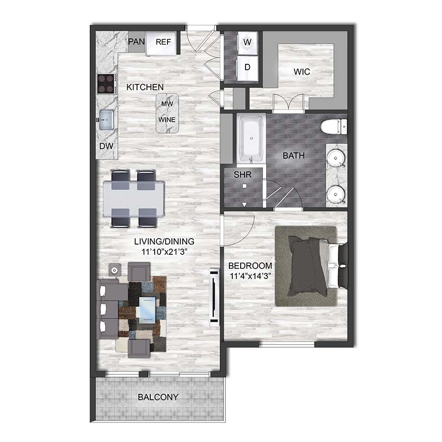 A9 floor plan