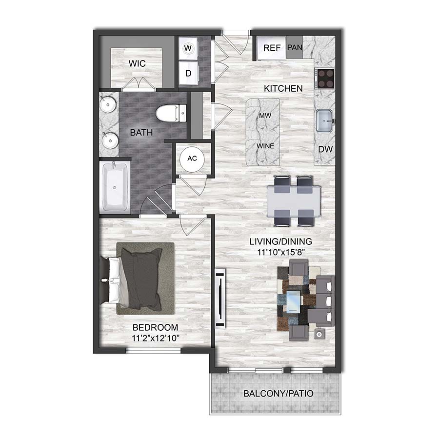 A2 floor plan