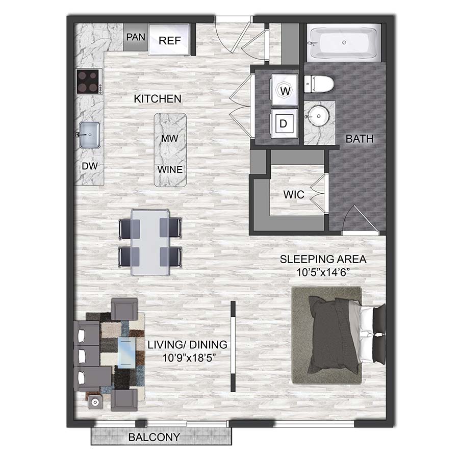 E5 floor plan