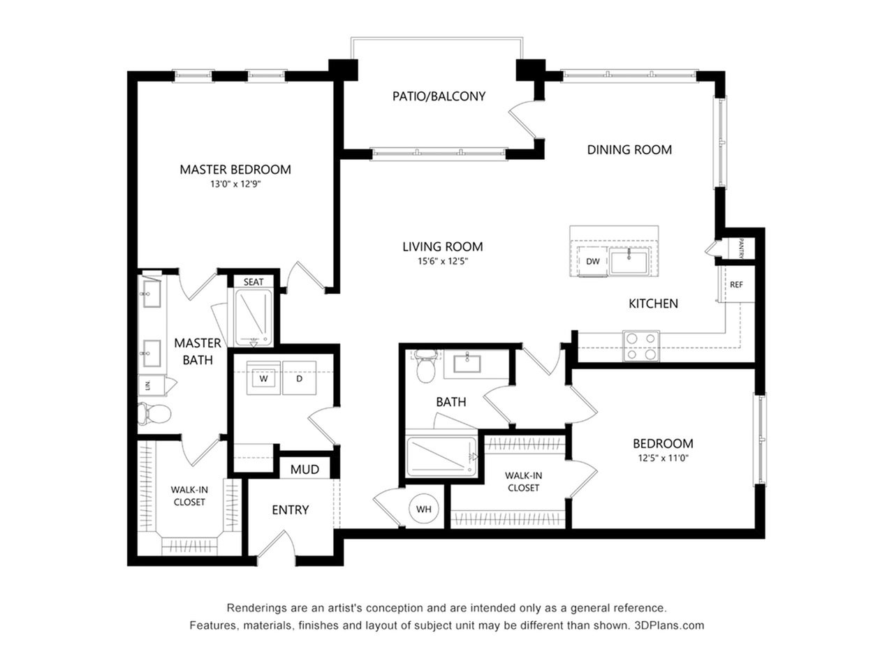 B2A floor plan