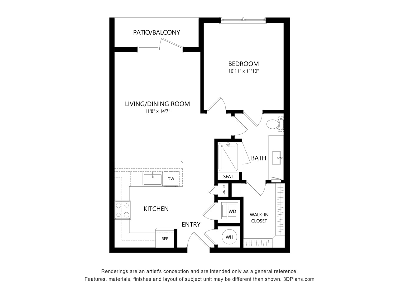 A2 floor plan