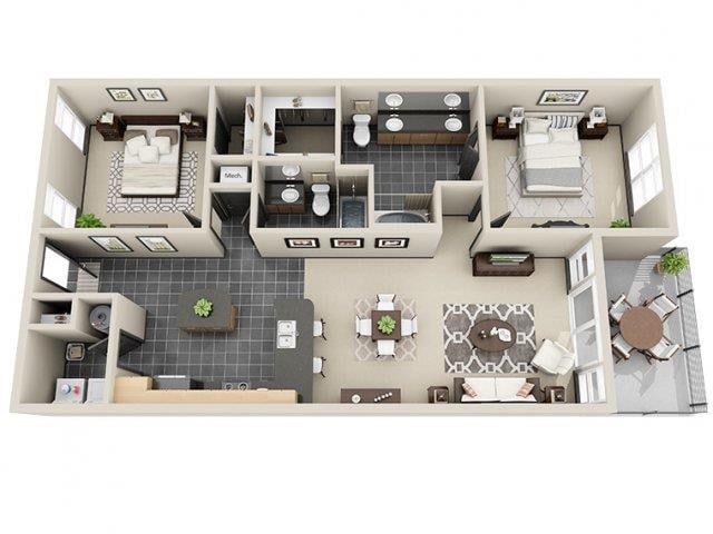 B2 floor plan