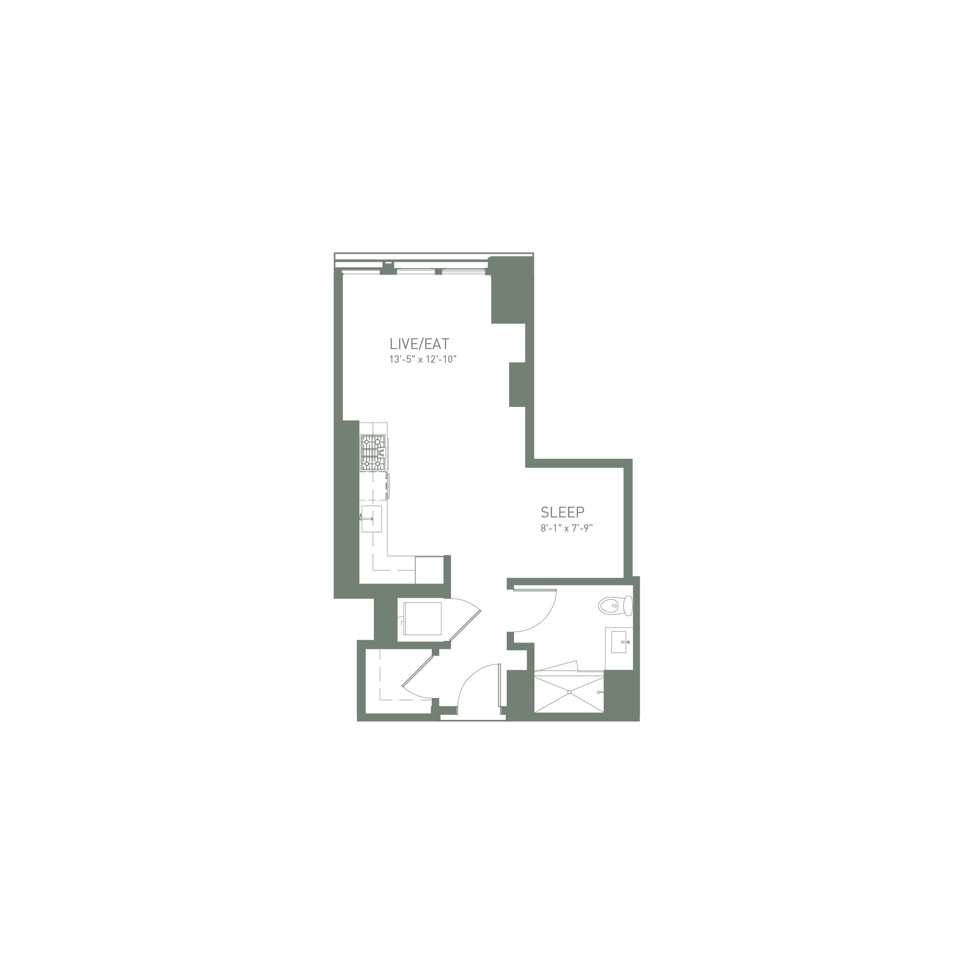 Unit 513 floor plan