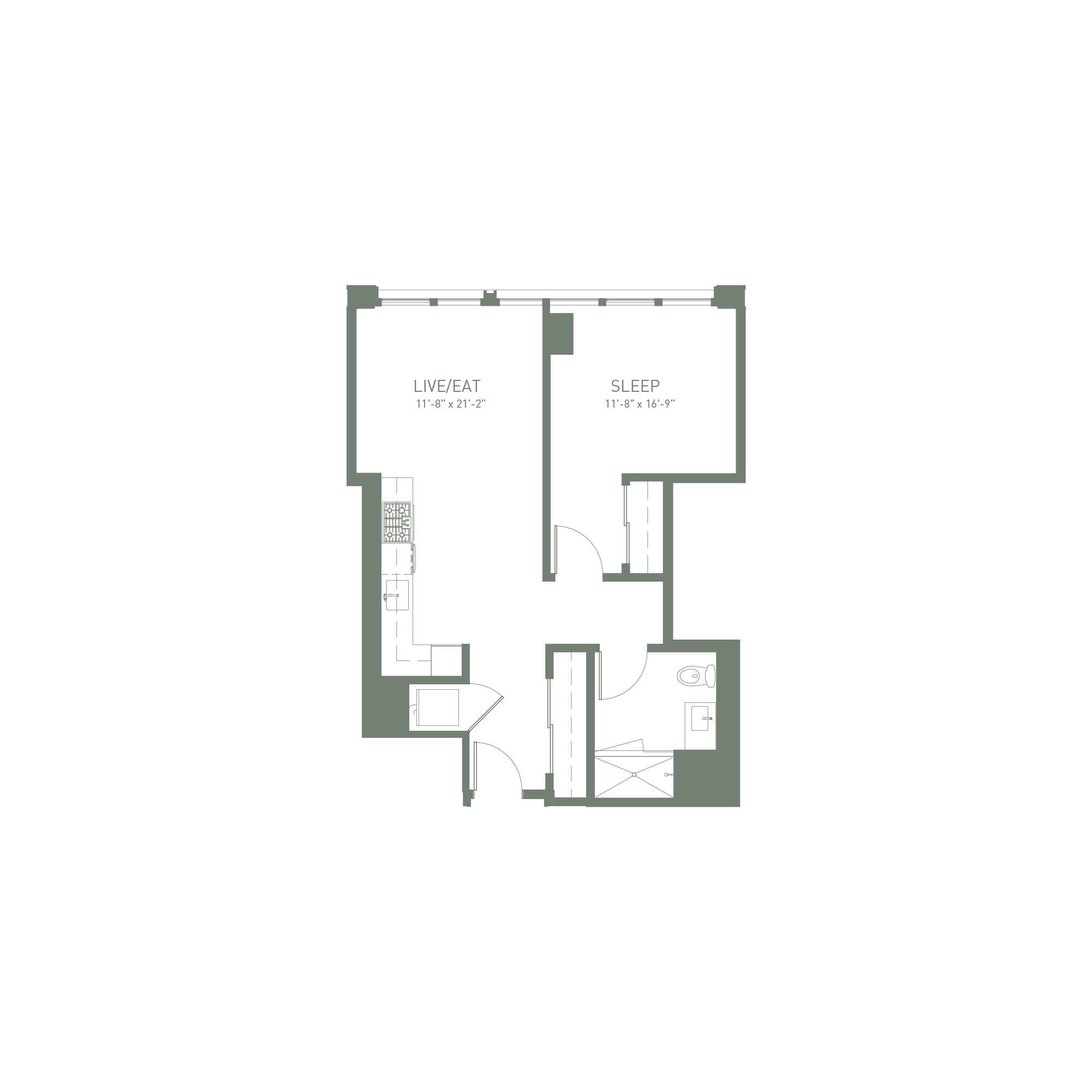 Unit 815 floor plan