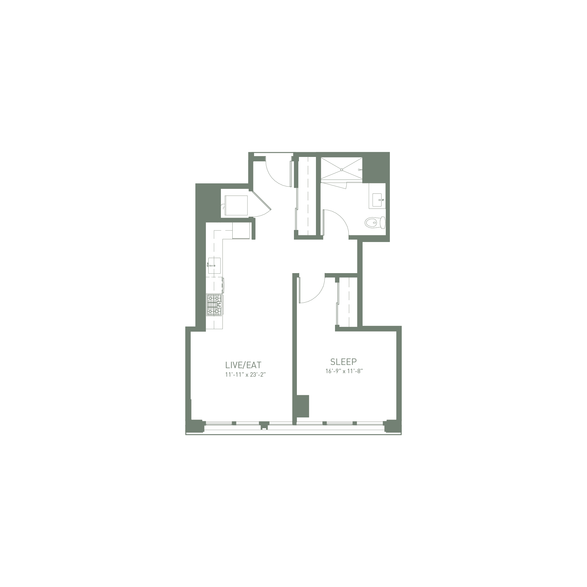 Unit 404 floor plan