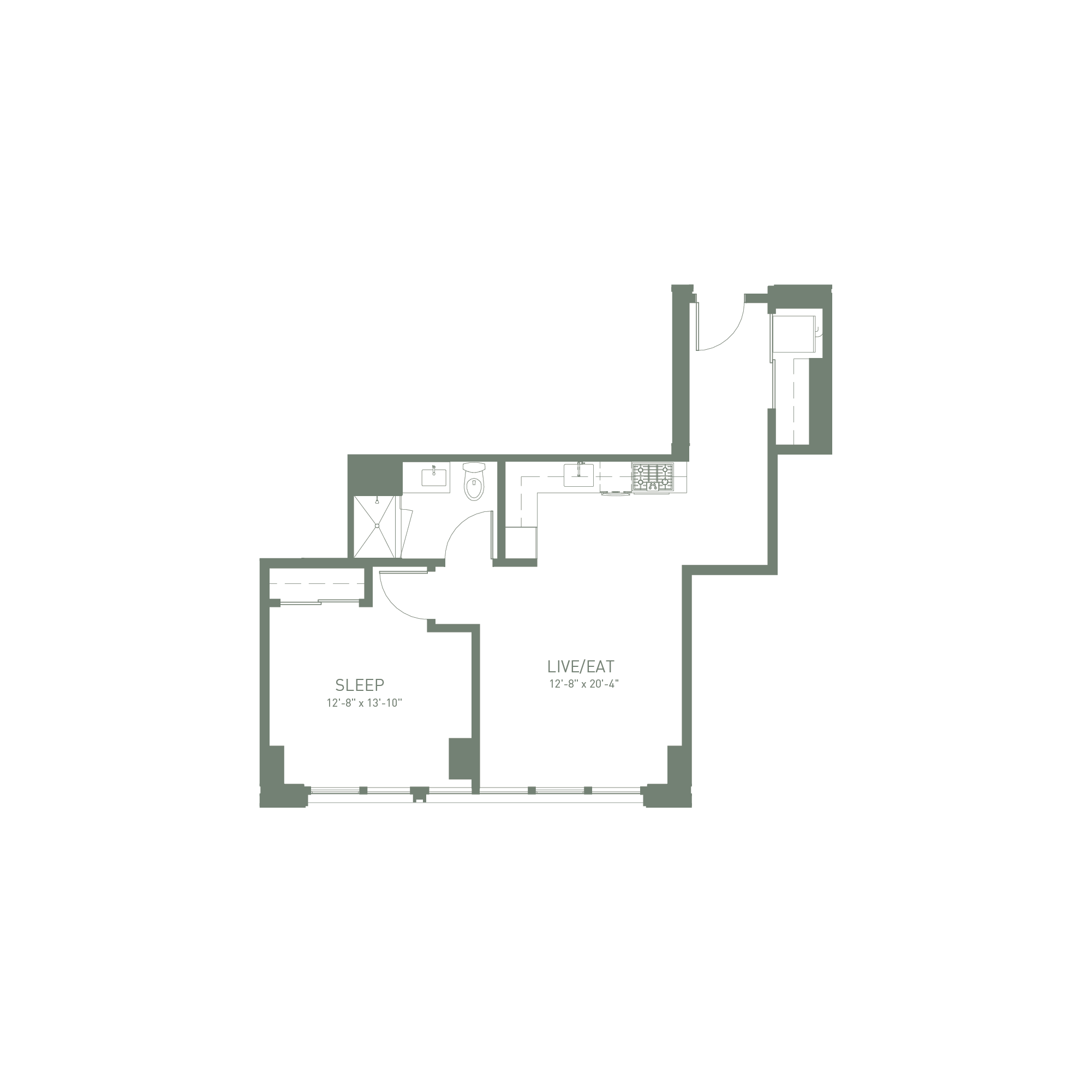 Unit 1102 floor plan