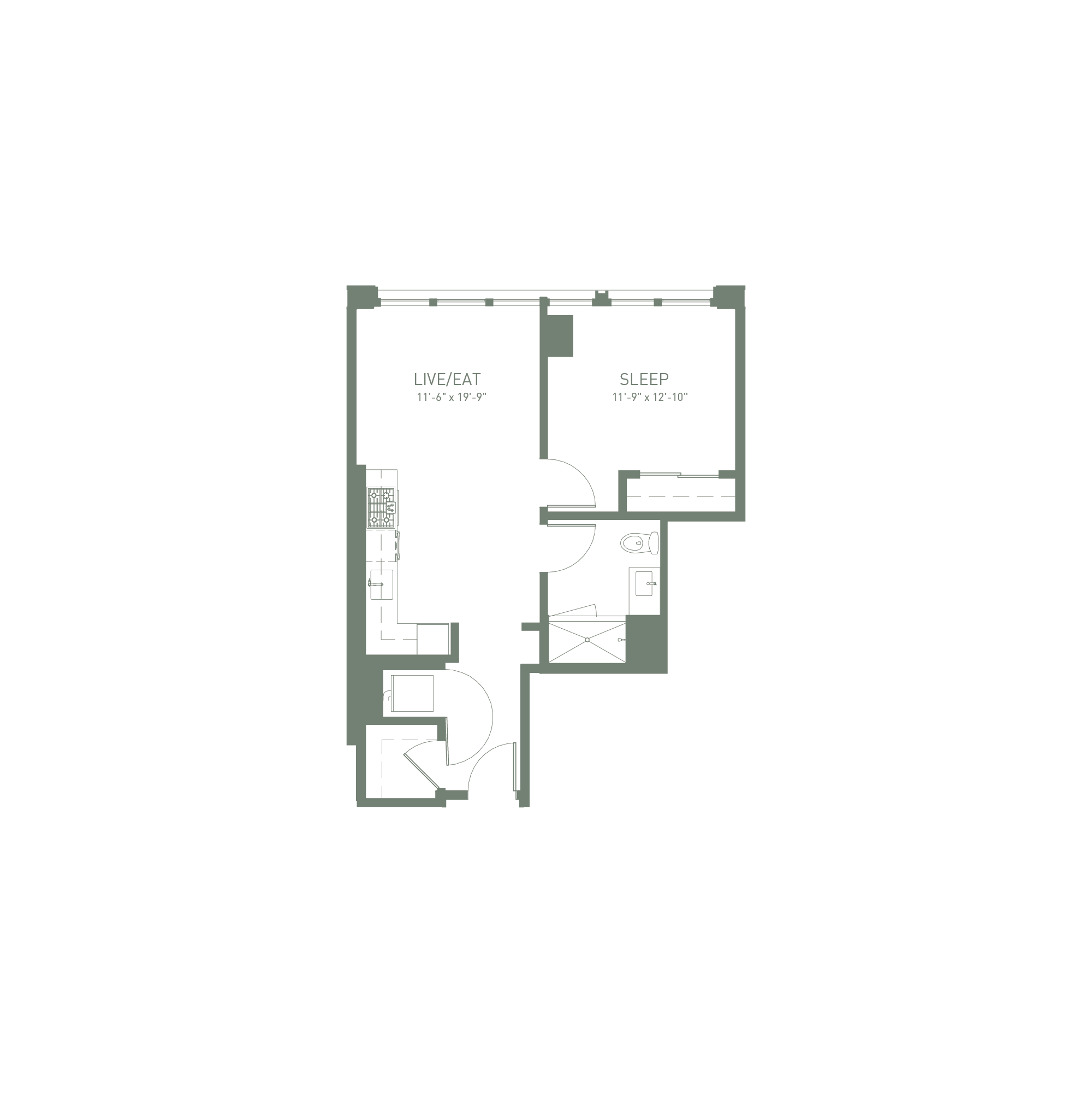 Unit 1311 floor plan