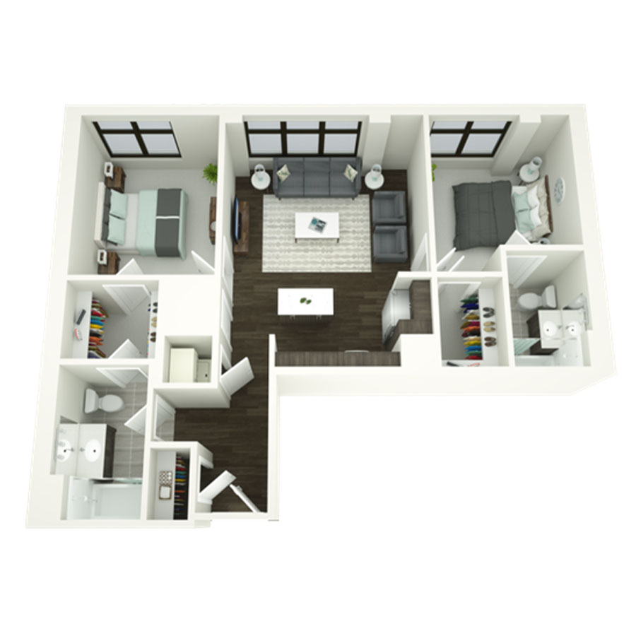 B1TR floor plan