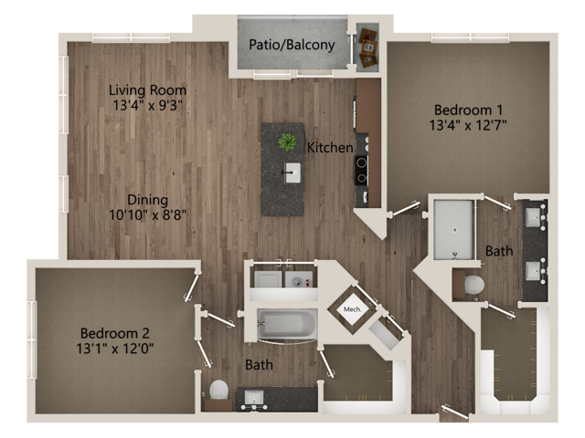 B2 floor plan