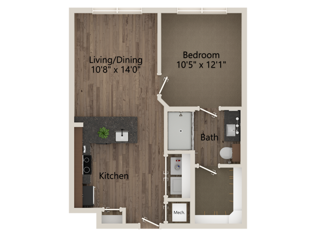 A1 floor plan