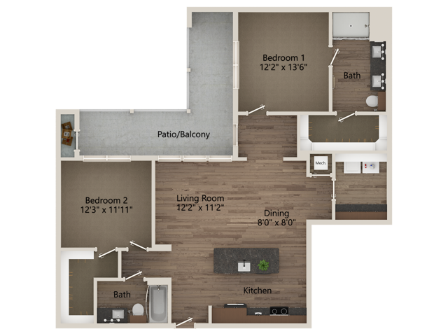 B4 floor plan