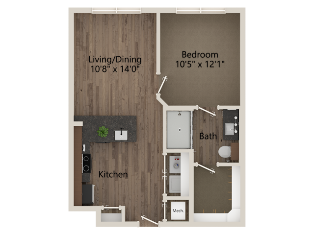 A1 floor plan