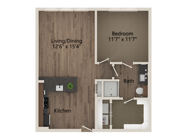 A2 floor plan